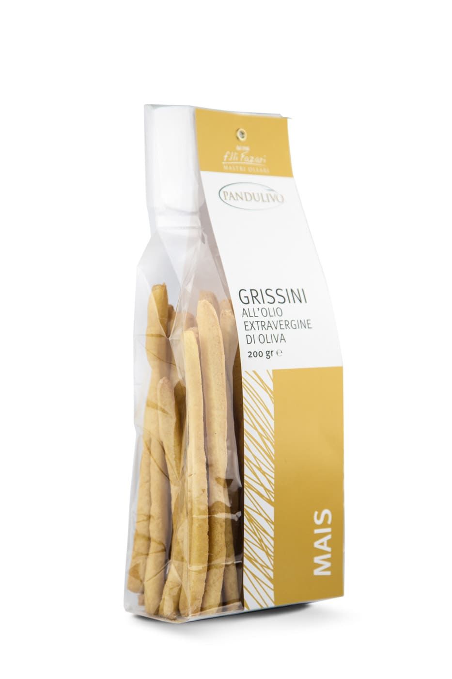Grissini all’Olio Extravergine di Oliva – Mais